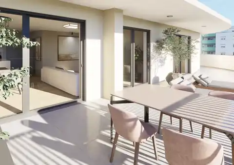 Umag – modern two-bedroom apartment with a large loggia and balcony