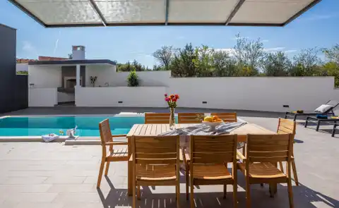 Brač, Milna — Vila, 4 spavaće sobe, grijani bazen, pogled na more