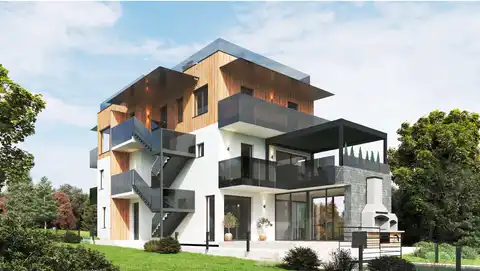 Gračani, dvoetažni stan 370,95 m² — vrt, terase, teretana, lift