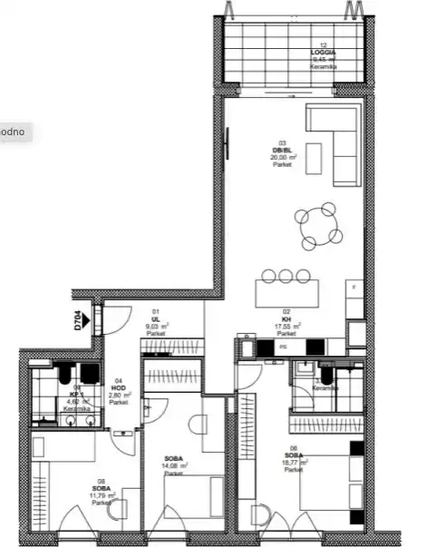 Zagreb, VMD Heinzelova- Moderan četverosoban stan