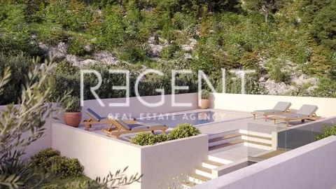 Rogoznica, Ražanj - Vila ve výstavbě první řada u moře 250 m2