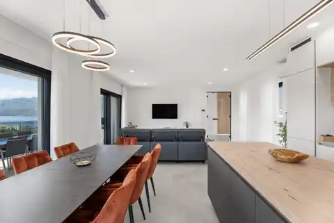 Zadar, Rovanjska - Newly built villa with a pool and sea view