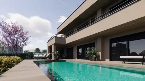 Poreč, environs – Villa moderne avec terrasse sur le toit