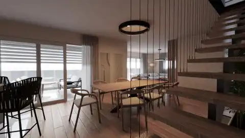 Постира, Брач – квартира 115 м² с террасой, гаражом и видом на море (S1)