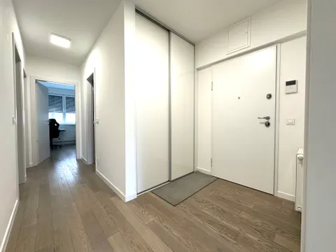 Záhreb, Bundek, Meandar - Moderný trojizbový byt na prenájom, Novostavba 80 m2