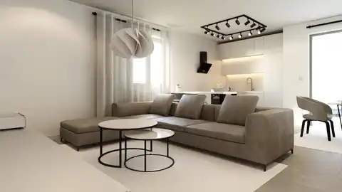 Penthouse 107,35 m², krovna terasa, prvi red do mora – Mandre, Pag