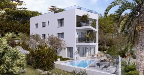 Trogir, Čiovo - Appartement de deux chambres en première ligne de mer