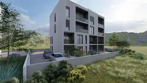 Podstrana - One-bedroom apartment with a garden