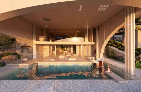 Brač, Postira - Građevinsko zemljište sa projektom vile