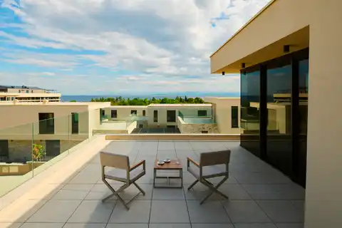 Istria, Petram Resort – villa 263 mq, giardino, terrazze, vista mare