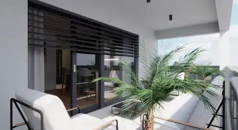 Brač, Postira – penthouse S3 avec terrasse sur le toit, garage et vue
