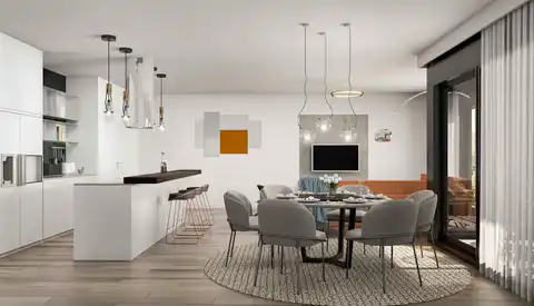 Záhřeb, Ribnjak - Luxusní dvoupokojový byt v centru města, první pronájem, novostavba