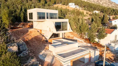 Starigrad, Paklenica - Dizajnerska vila s panoramskim pogledom na morje in Velebit