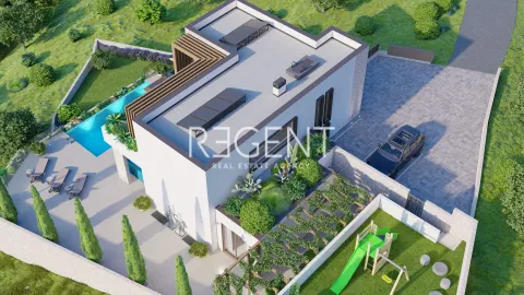 Split, Klis - Zemljište s projektom luksuzne vile 751 m2