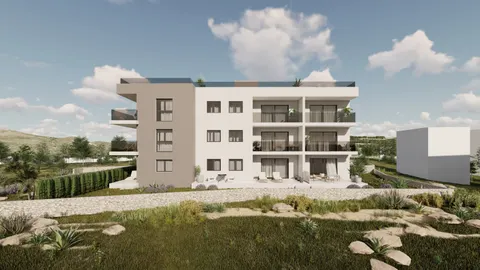 Trogir, Čiovo – Penthouse z widokiem na morze 57 m2 nowy budynek