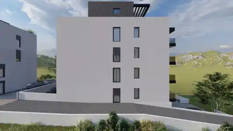 Podstrana - One-bedroom apartment with a garden