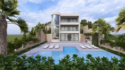 Brela - Građevinsko zemljište sa projektom