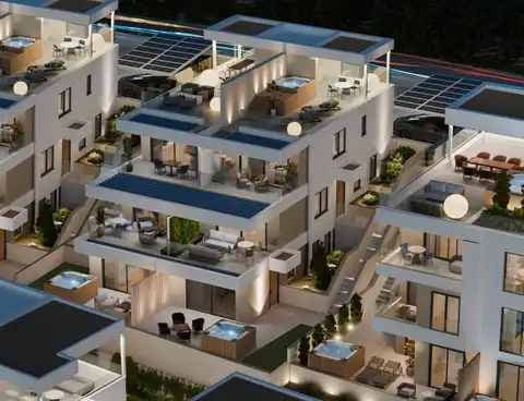 Trogir, Čiovo – Apartman u luksuznom apartmanskom naselju u blizini mora 52,04 m2