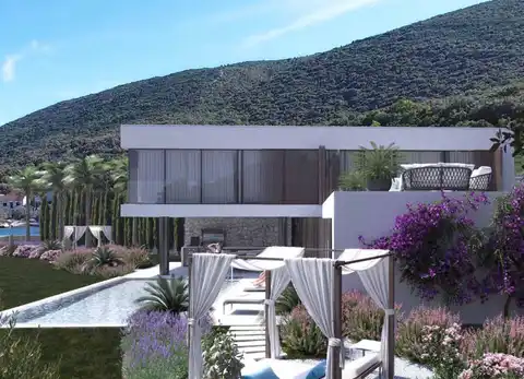 Pelješac, Brijesta - Gradbeno zemljišče s pogledom na morje 4250 m2