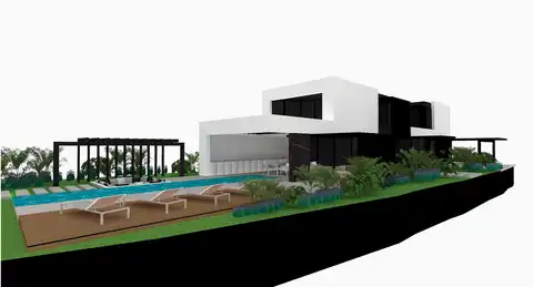 Korčula - građevinsko zemljište s projektom