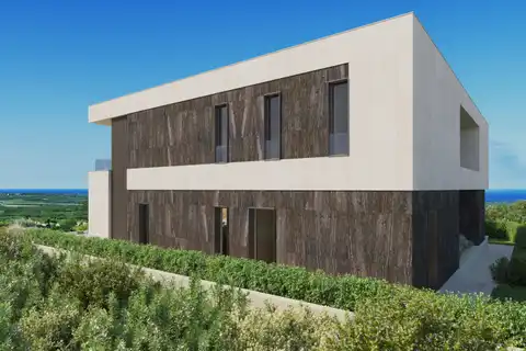 Истра, Каштелир - Вилла 450 м², винный погреб, велнес, гараж