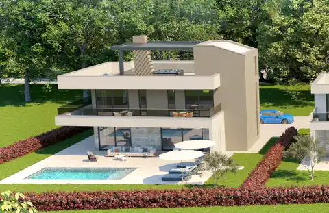 Istra, Tar-Vabriga - Moderna Villa s bazenom