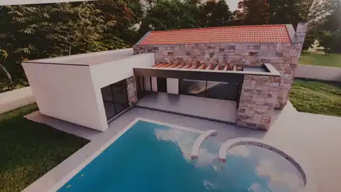 Zadar, Sukošan - moderner Bungalow mit Pool in ruhiger Lage