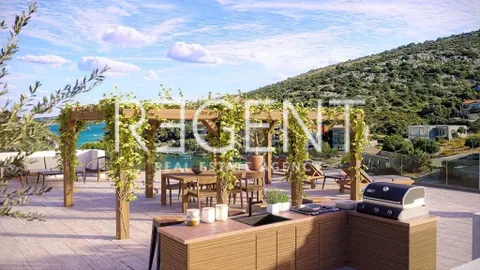 Rogoznica, Ražanj - Vila ve výstavbě první řada u moře 250 m2