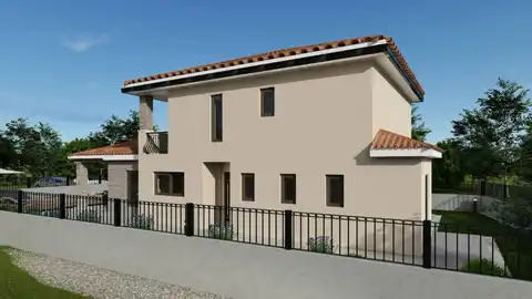 Poreč, Vežnaveri – moderna dvoetažna kuća s bazenom