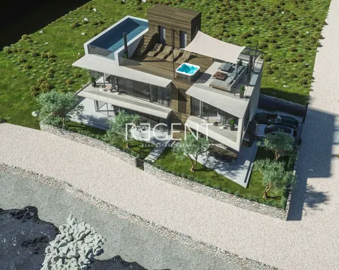 Sukošan – Luxusní moderní vila s bazénem 441 m2