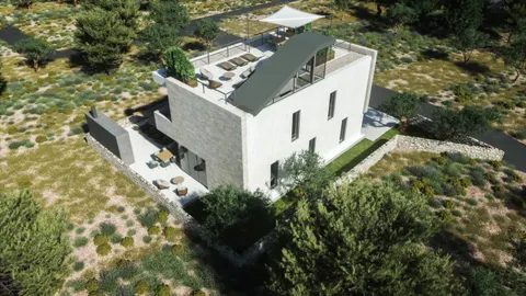 Sukošan – Luxusní moderní vila s bazénem 411 m2