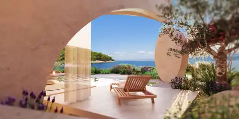 Brač, Postira - Građevinsko zemljište sa projektom vile