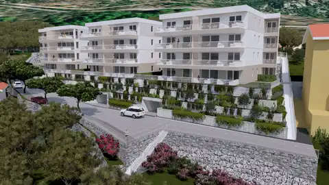 Wohnung 46 m², Živogošće — 2 Zimmer, 1. Etage, Loggia