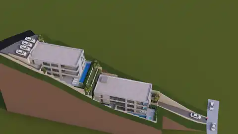 Brela - Građevinsko zemljište sa projektom