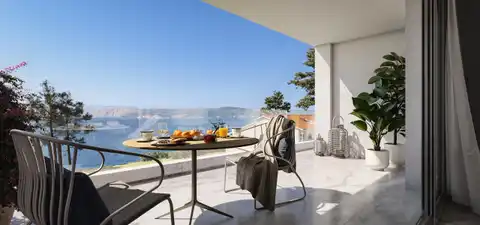 Novi Vinodolski - Mövenpick, trosoban apartman, prvi red do mora