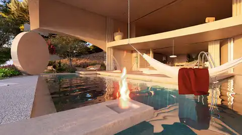 Brač, Postira - Građevinsko zemljište sa projektom vile