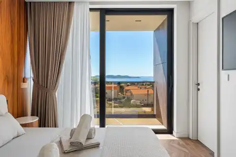 Pakoštane, Drage - Villa, infinity bazen, rooftop, pogled na more