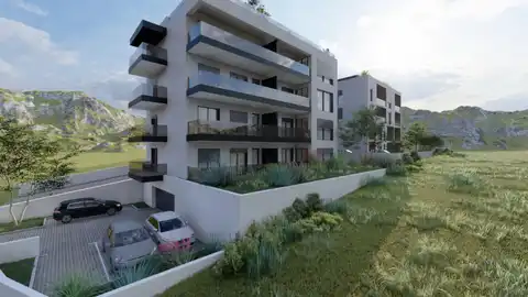 Podstrana - 1-Zimmer-Wohnung mit Garten