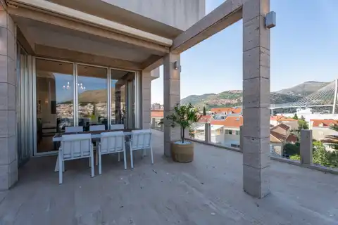 Dubrovnik, Lapad - Luxuswohnung mit drei Terrassen und Meerblick