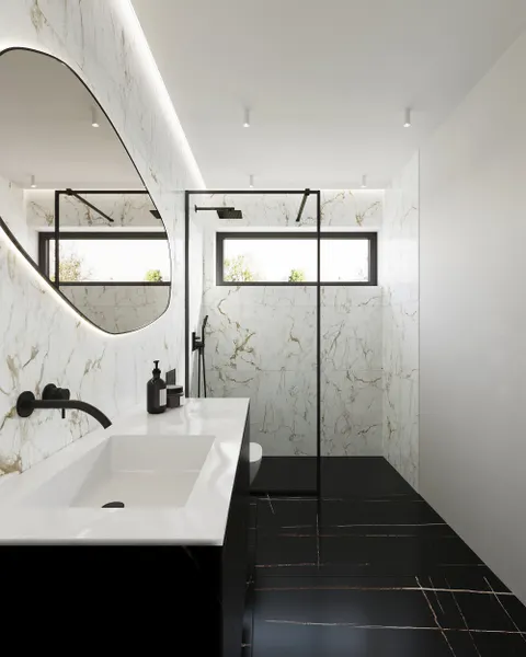 Istrie, Žminj - Moderní přízemní dům s bazénem 106 m2