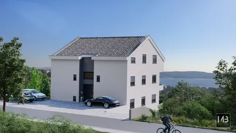 Trogir, Čiovo – Dvosoban stan s terasom u novogradnji