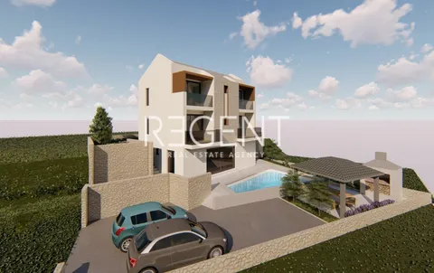 Trogir, Sevid - Luxusní vila s otevřeným výhledem na moře 165 m2