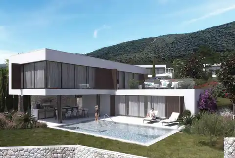 Pelješac, Brijesta - Gradbeno zemljišče s pogledom na morje 4250 m2