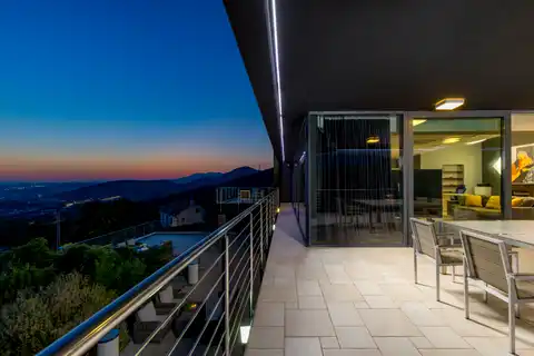 Hreljin - Villa with panoramic view and private wellness
