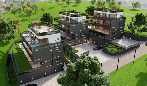 Zagreb, Gračani – four-room apartment with a garden and spacious terraces