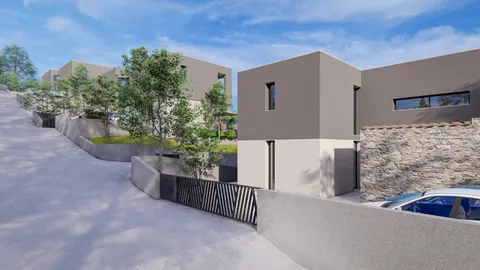 Trogir, Vinišće – Moderní nově postavená vila s bazénem 200m2