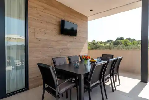 Trogir, Čiovo – Penthouse, 227 m² s 360° terasom i wellnessom