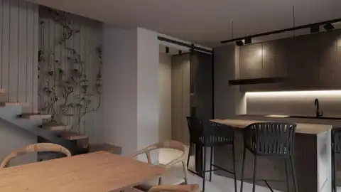 Постира, Брач – квартира 115 м² с террасой, гаражом и видом на море (S2)