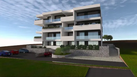 Trogir, Okrug Gornji – Dwupokojowe mieszkanie z tarasem 68 m2 nowe budownictwo