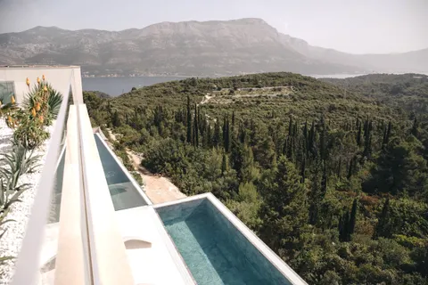 Korčula, Žrnovo - Villa familiale de luxe avec une vue imprenable 360 m2